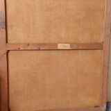 Large oil painting on canvas 2 m x 1.50 m - animated landscape - Charles Louis Verboeckhoven