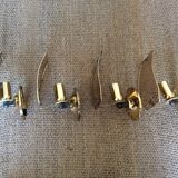 4 vintage wall lamps