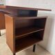 Vintage wooden desk with bleacher on the side