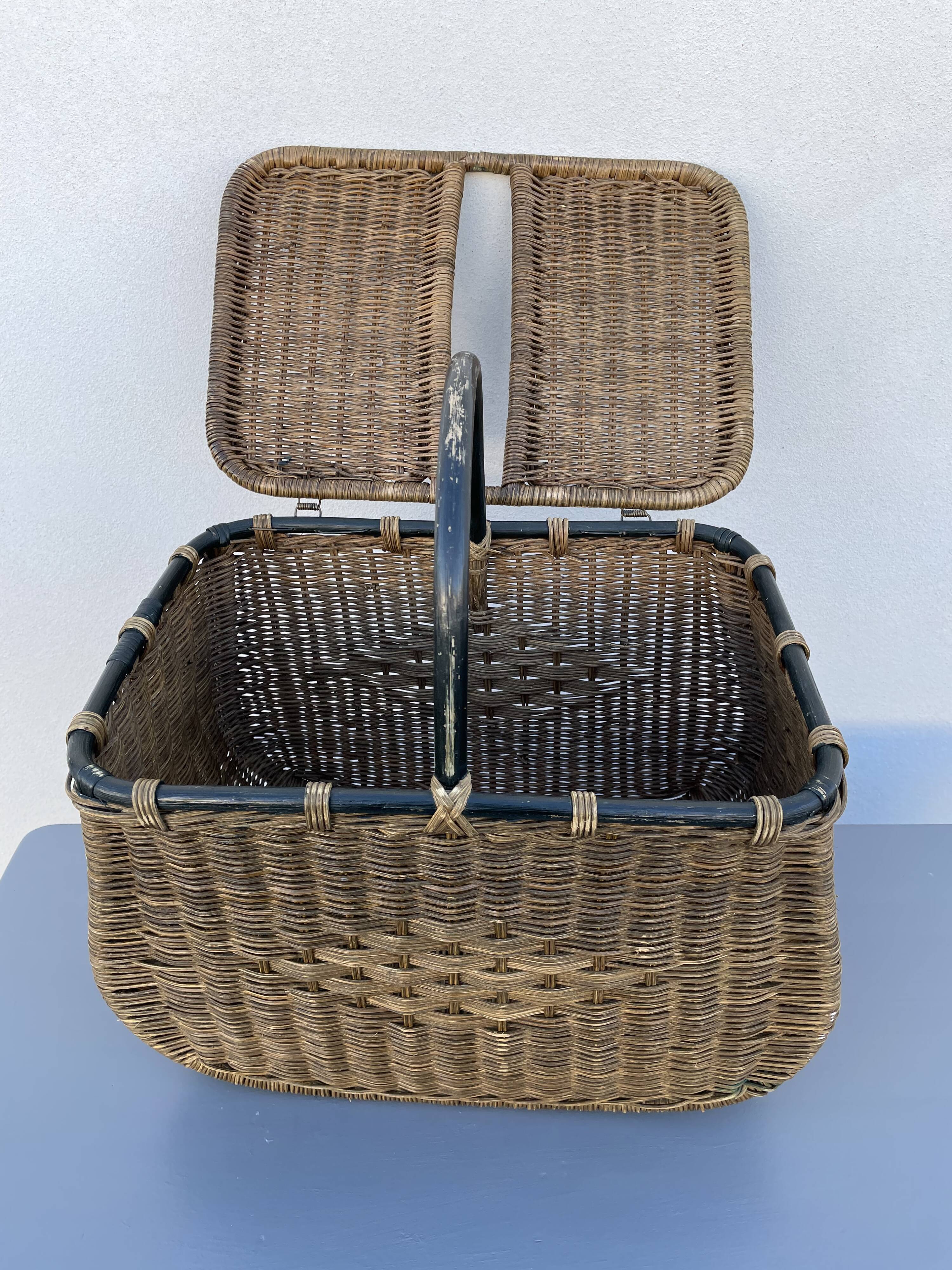Rattan marrow basket