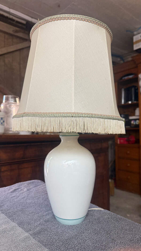 Lampe porcelaine de couleuvre