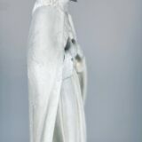Statue of the Sacred Heart of Jesus signed Guelfi Maucci in marble powder