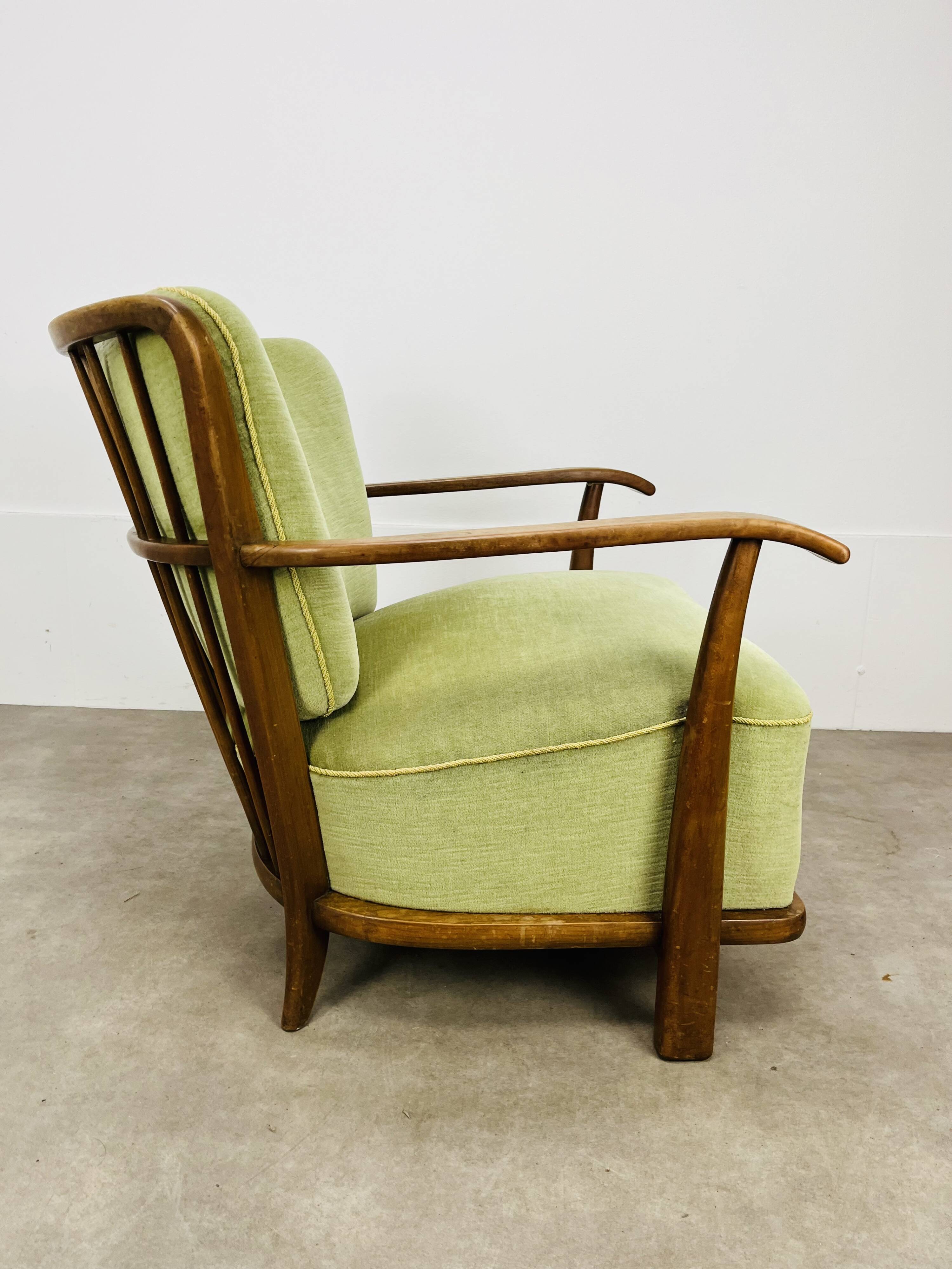 Fritz Hansen armchair 1594 1940s Scandinavian