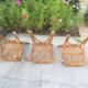 6 chaises en rotin