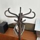Baumann coat rack, swivelling parrot design from the 60s/70s in wood.