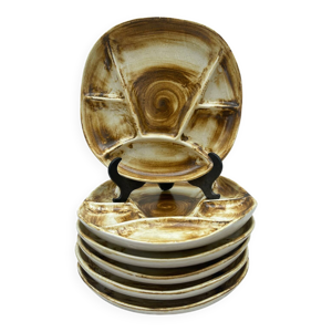 6 Assiettes à Fondue - longchamp