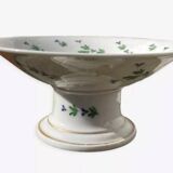 Iron earth compotier / vintage earthenware standing dish