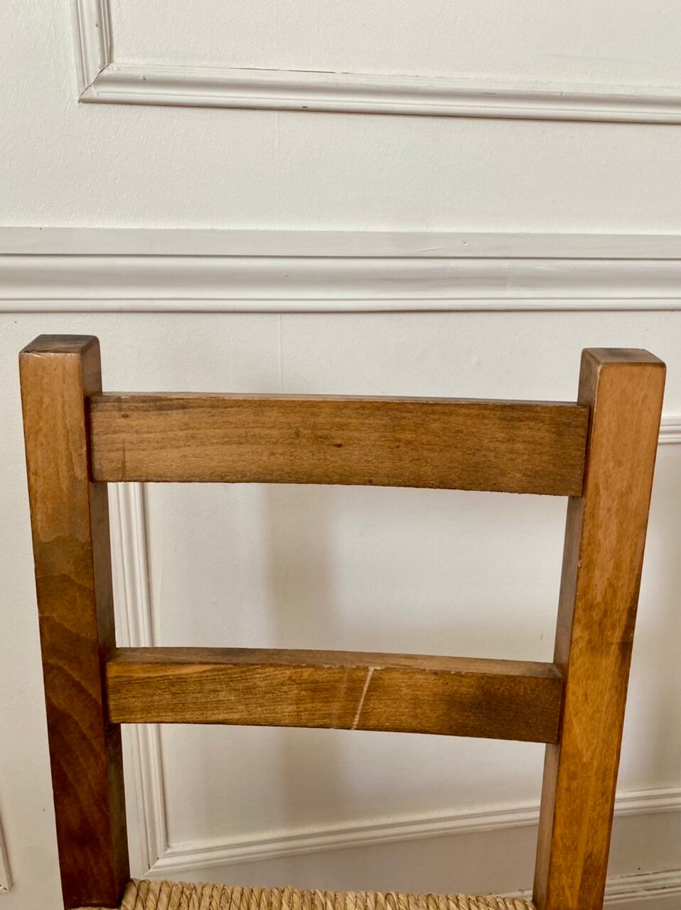 Pair of brutalist mulched chairs