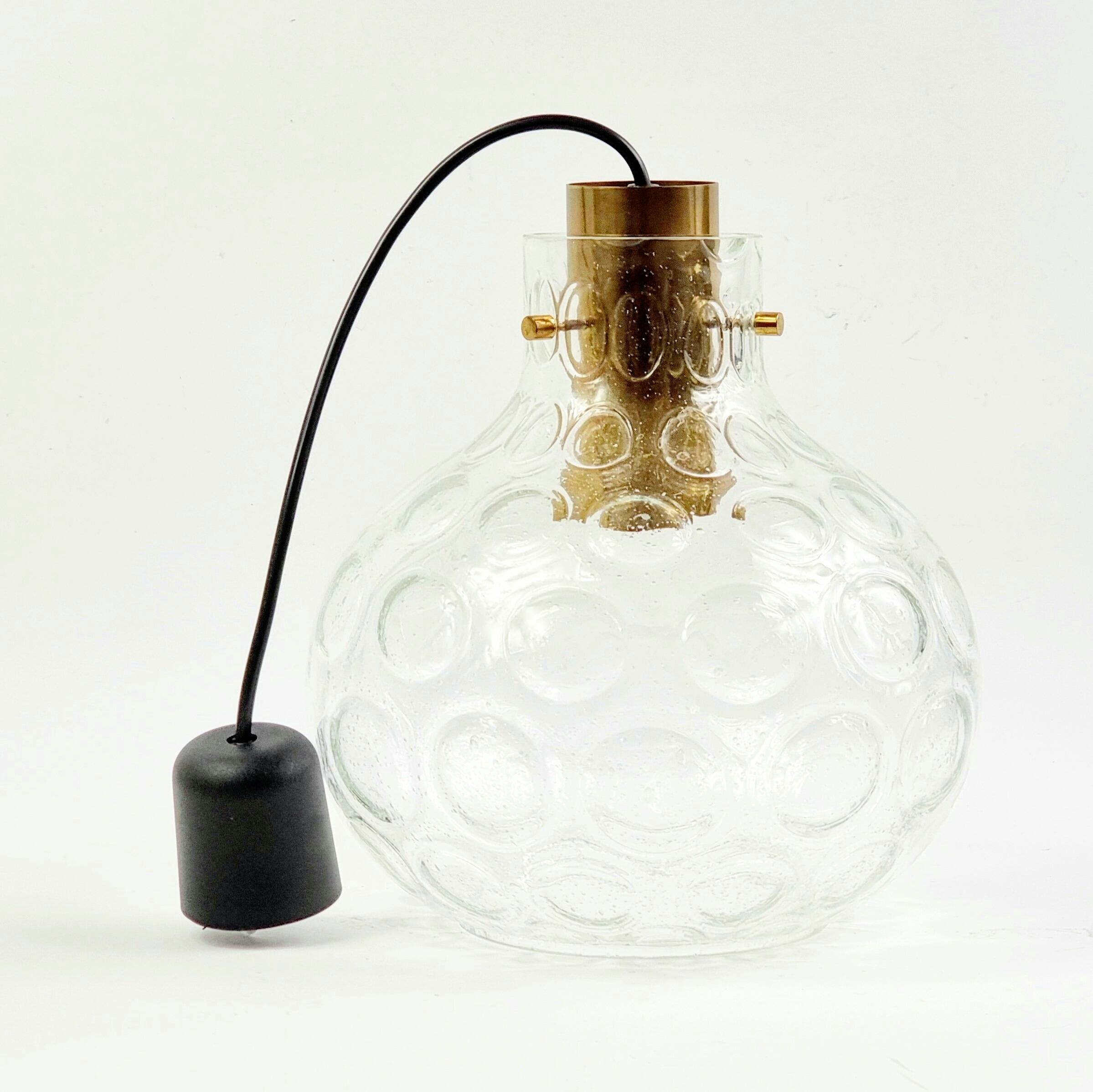 Mid-Century Bubble Glass Ceiling Light by Helena Tynell for Limburg, 1960s