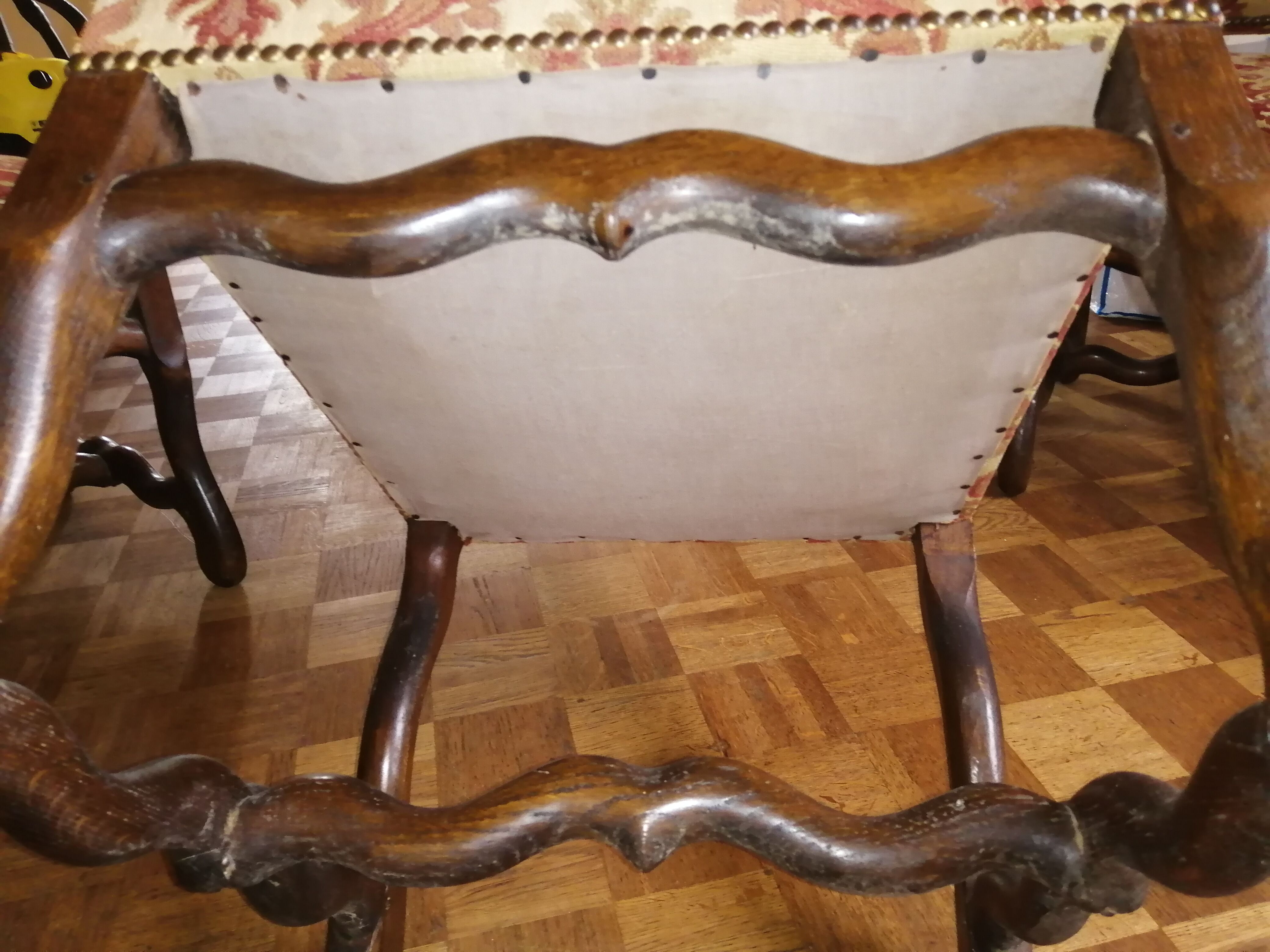 6 Louis XIII chairs or called sheepbone