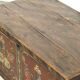 Folk art painted wedding chest