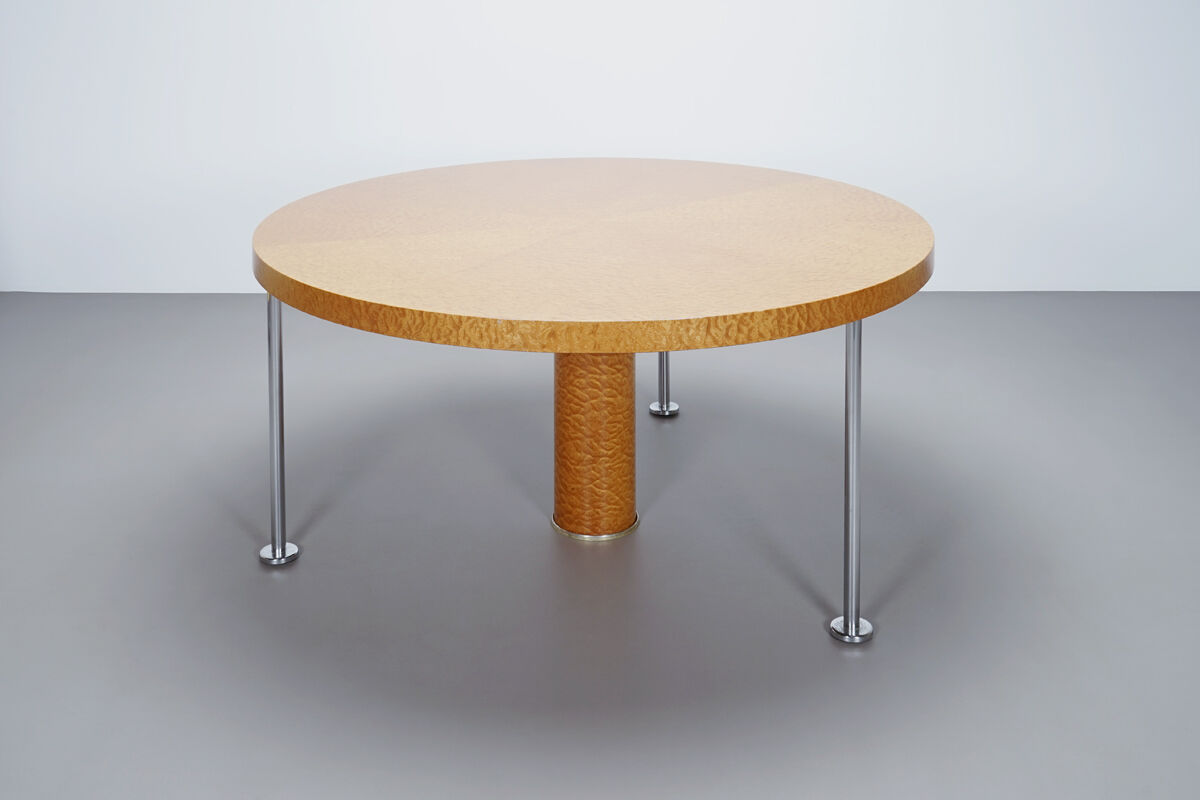 Table Ospite large model of Ettore Sottsass for Zanotta circa 1980