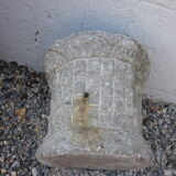 19th blue stone vase