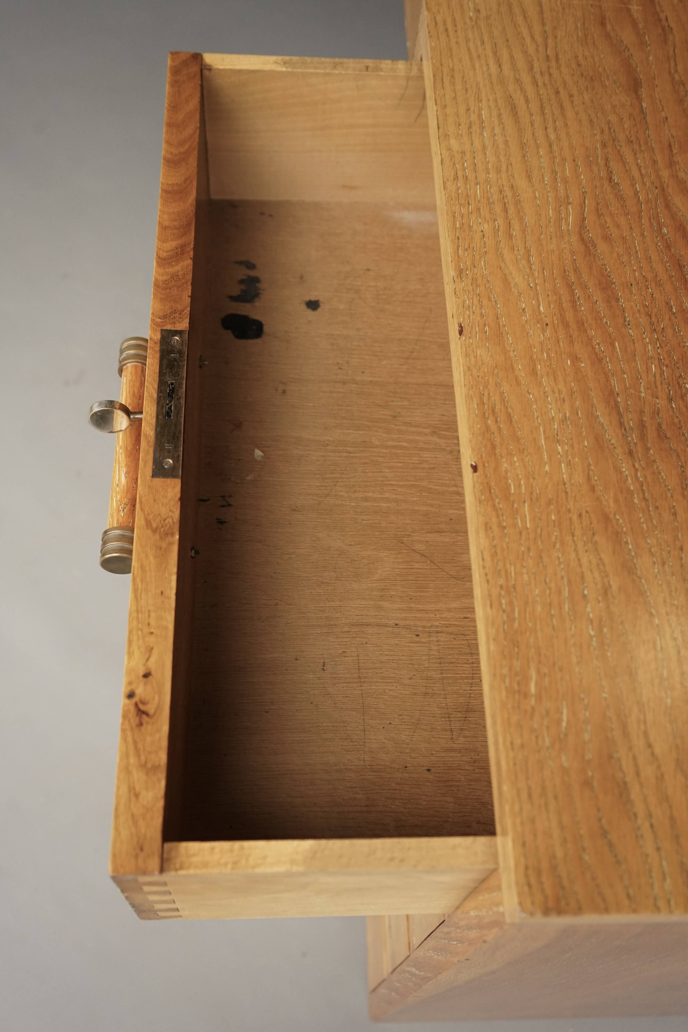 Exceptional Art Deco freestanding Desk. French 1930s