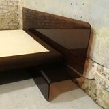 Plexiglass bed by Bernard Govin for Dunlopillo, 1970