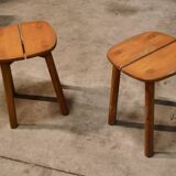 Set of 3 chairs and 2 stools