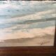 Vintage screen wood and oil painting