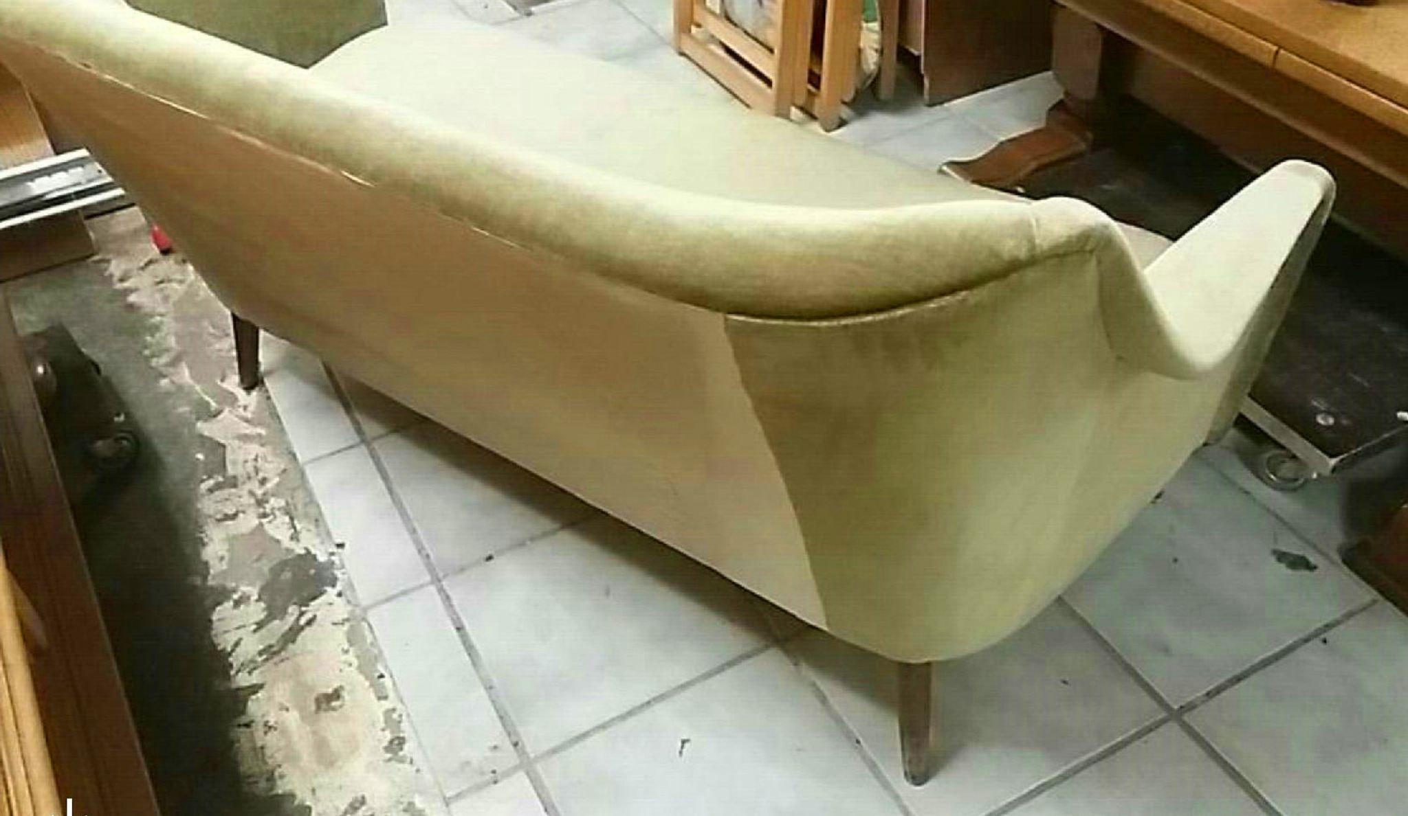 Green velvet sofa 50 60