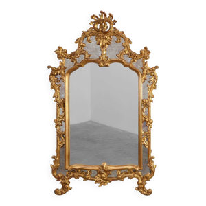 Miroir baroque doré