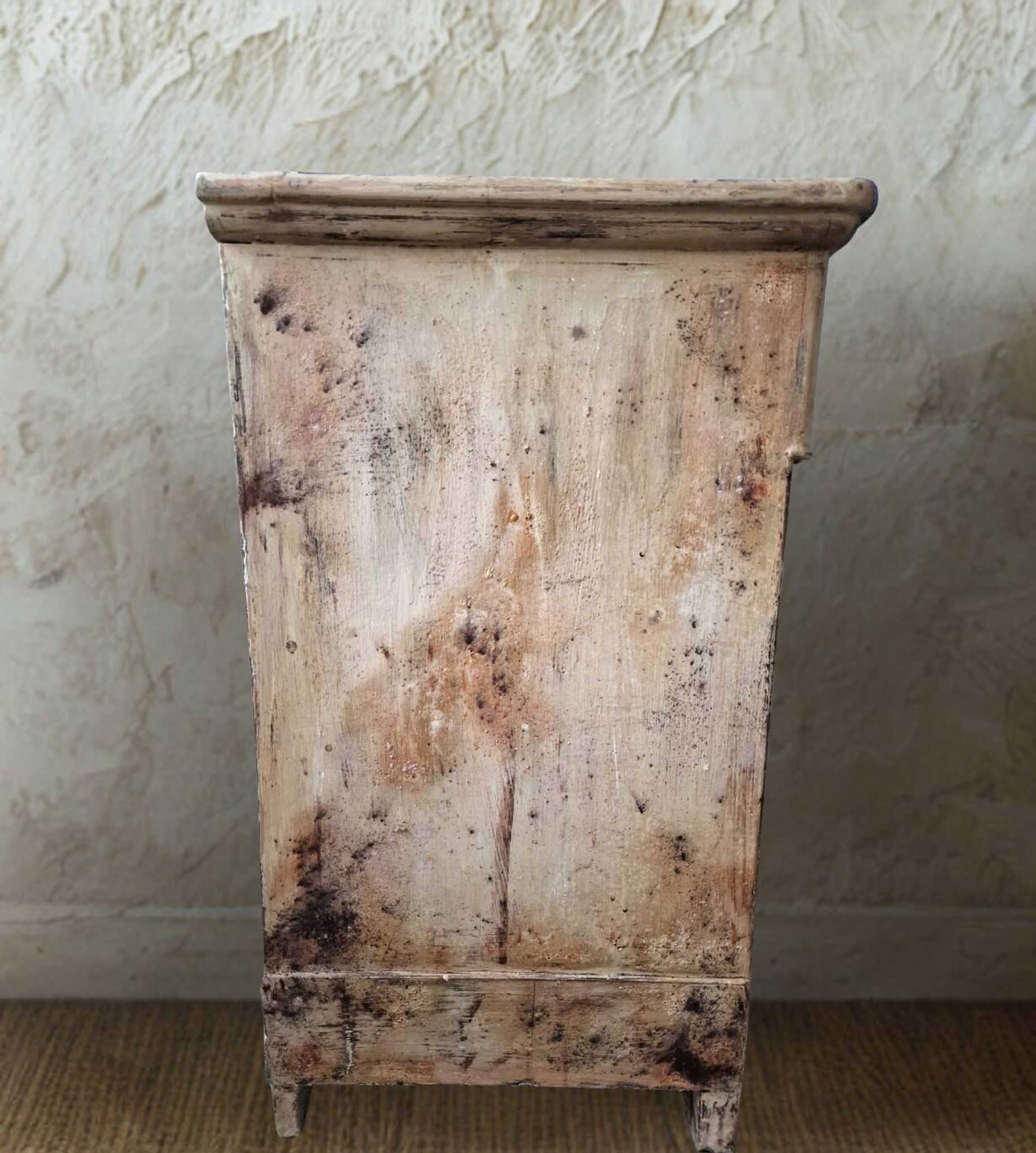Antique patinated chest of drawers