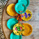 Set of 8 mismatched antique majolica plates