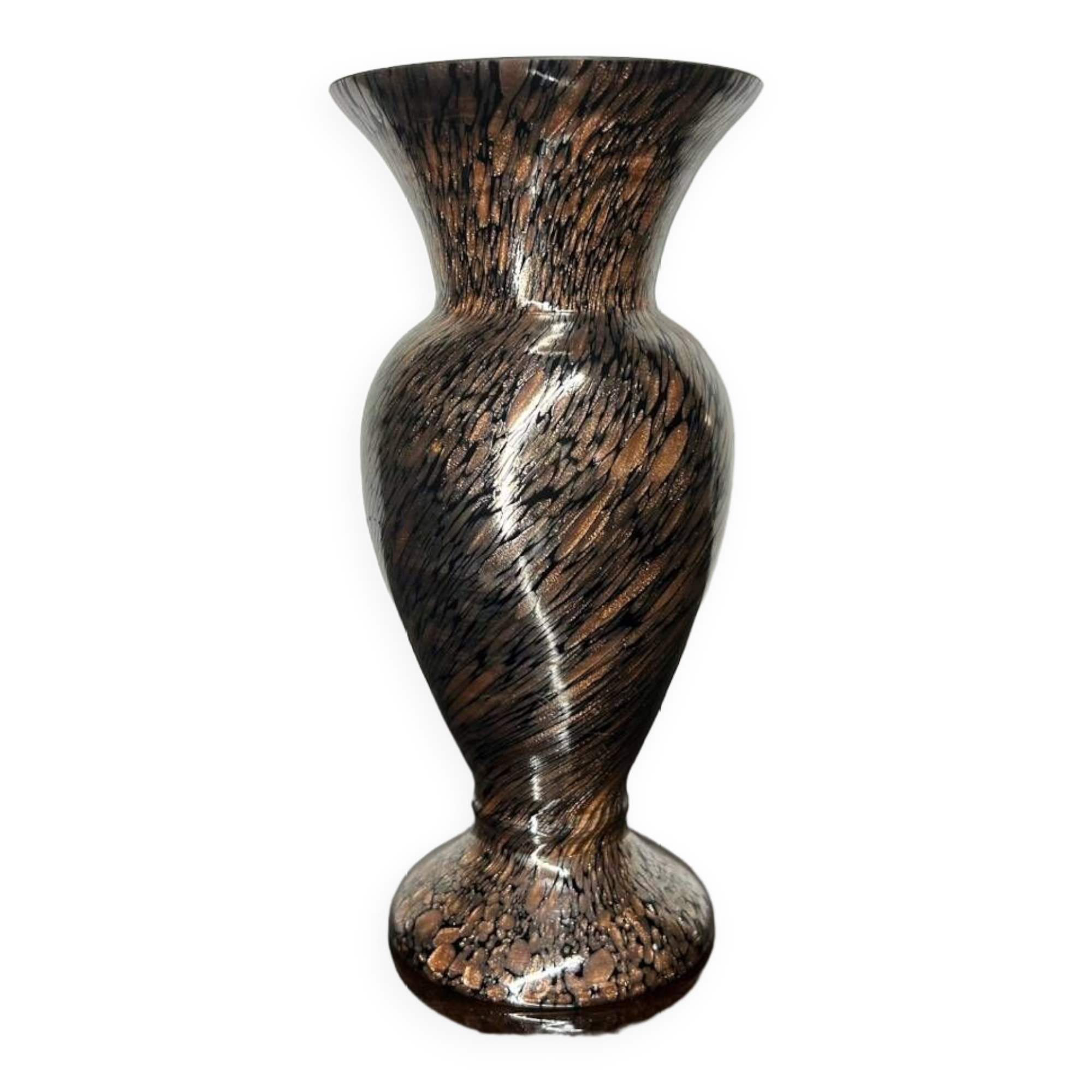 Antique Avventurina Murano vase