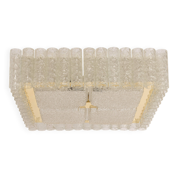 Murano glass ceiling light by Doria, Germany, 1960s.