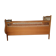 Children's bed wood and rattan feet compas vintage 60s