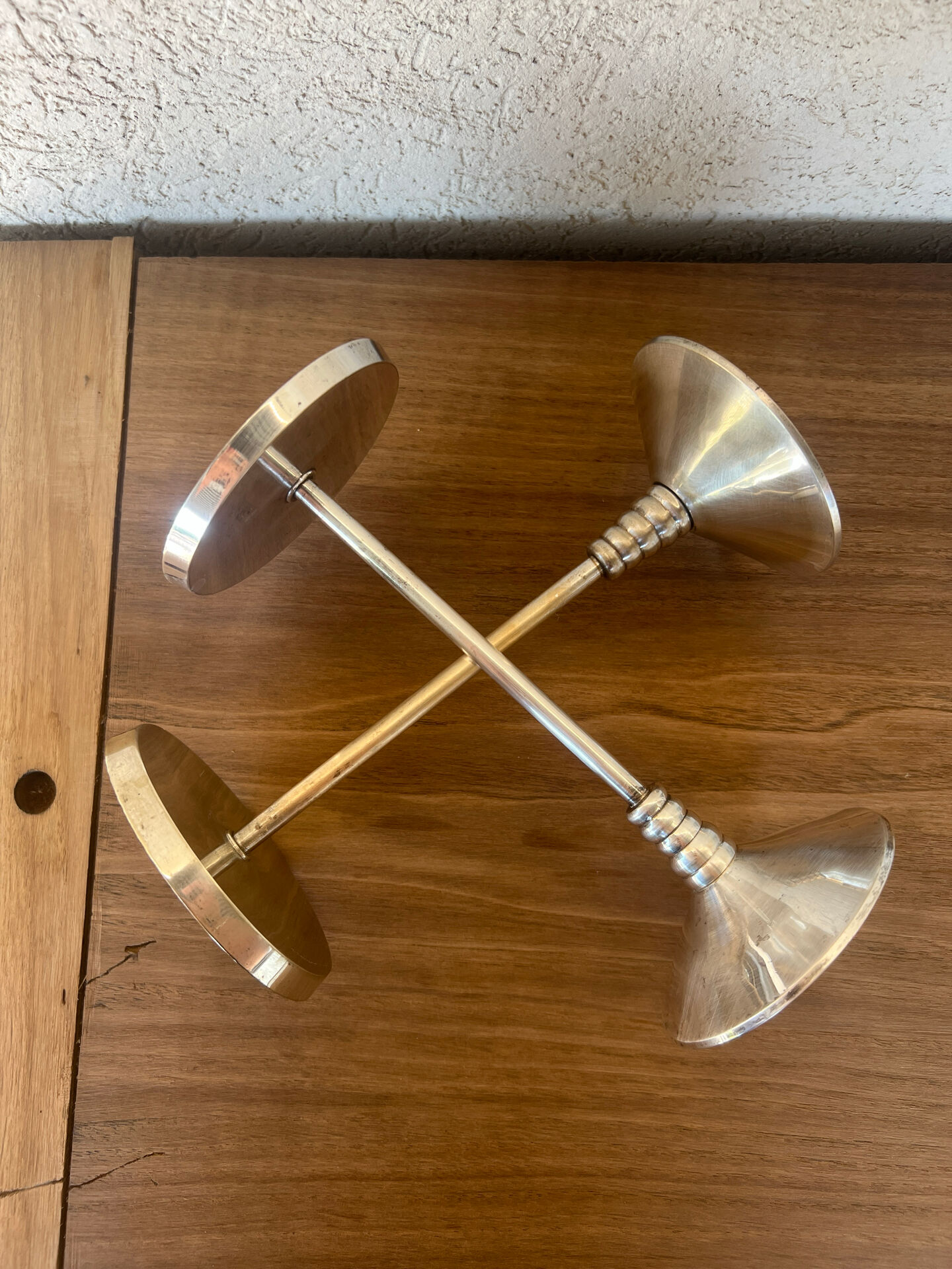 2 bougeoirs