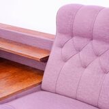 Ensemble de salon vintage bloc de l'Est, Tchécoslovaquie, 1980