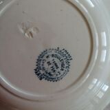 Hollow plates pink pattern, iron earth