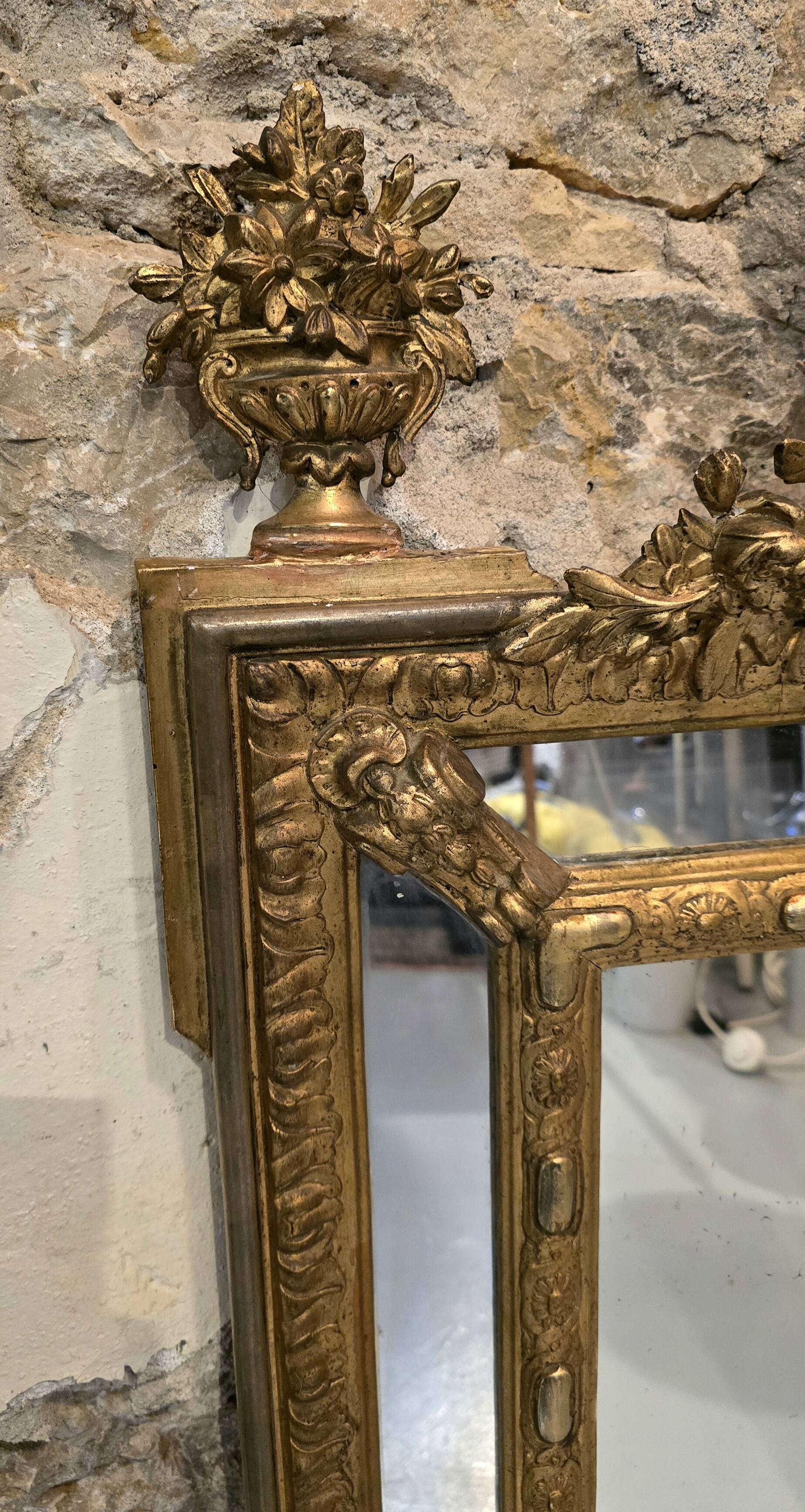 Mirror with parcloses, Napoléon III period