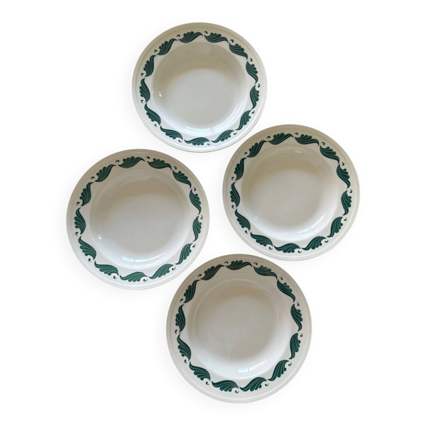 4 assiettes creuses