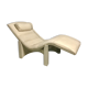 Leather chaise longue
