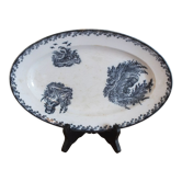 Oval dish Pexonne service Hunting