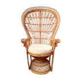 Fauteuil Emmanuelle en rotin
