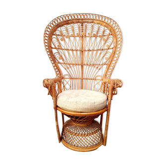 Emmanuelle rattan armchair