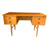 Scandinavian-style desk in light wood
