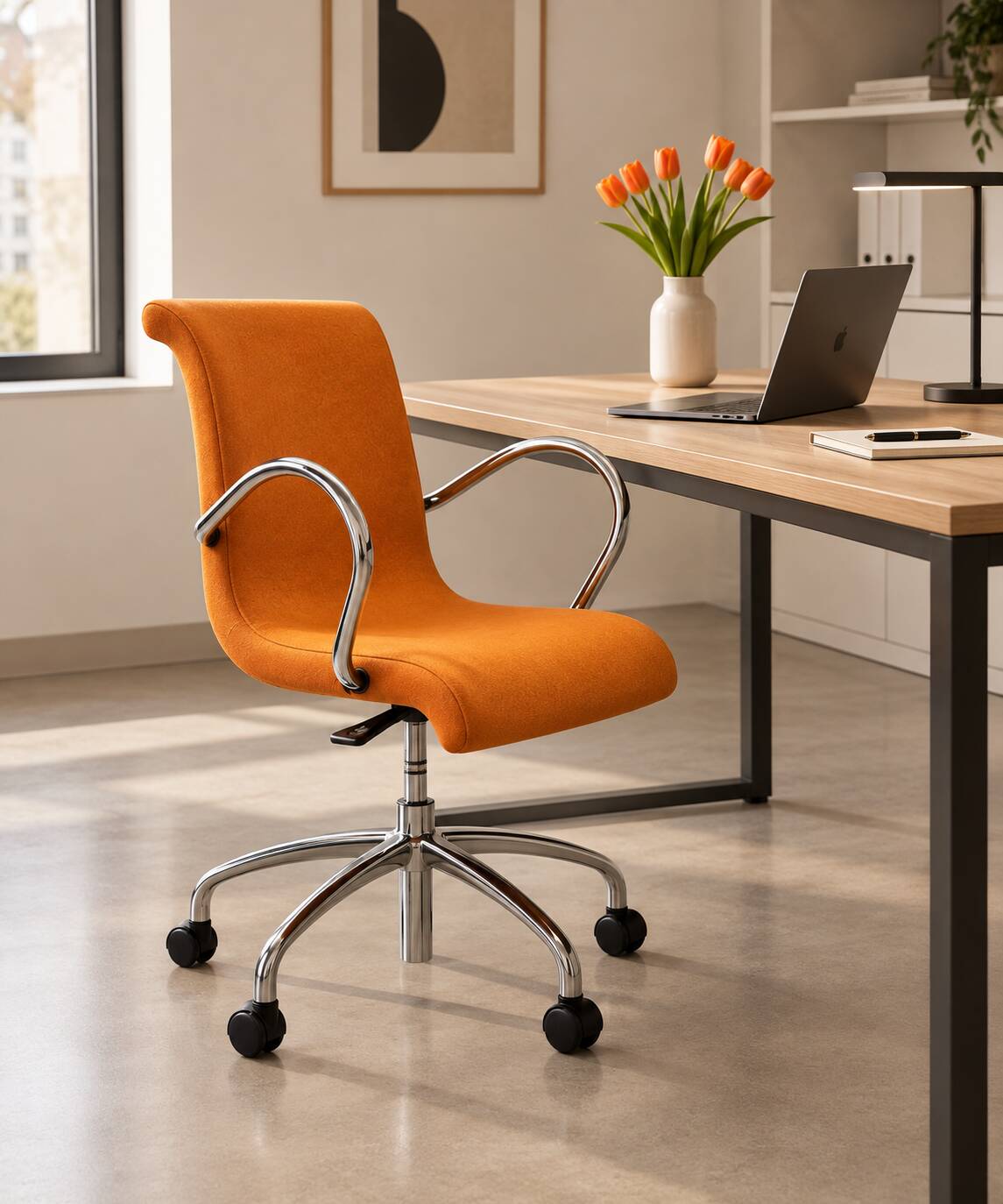 Chaise lensvelt flag - orange