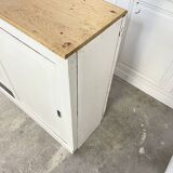 1950s oak countertop sideboard