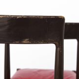 2 chaises vintage 1960 en bois Allemagne