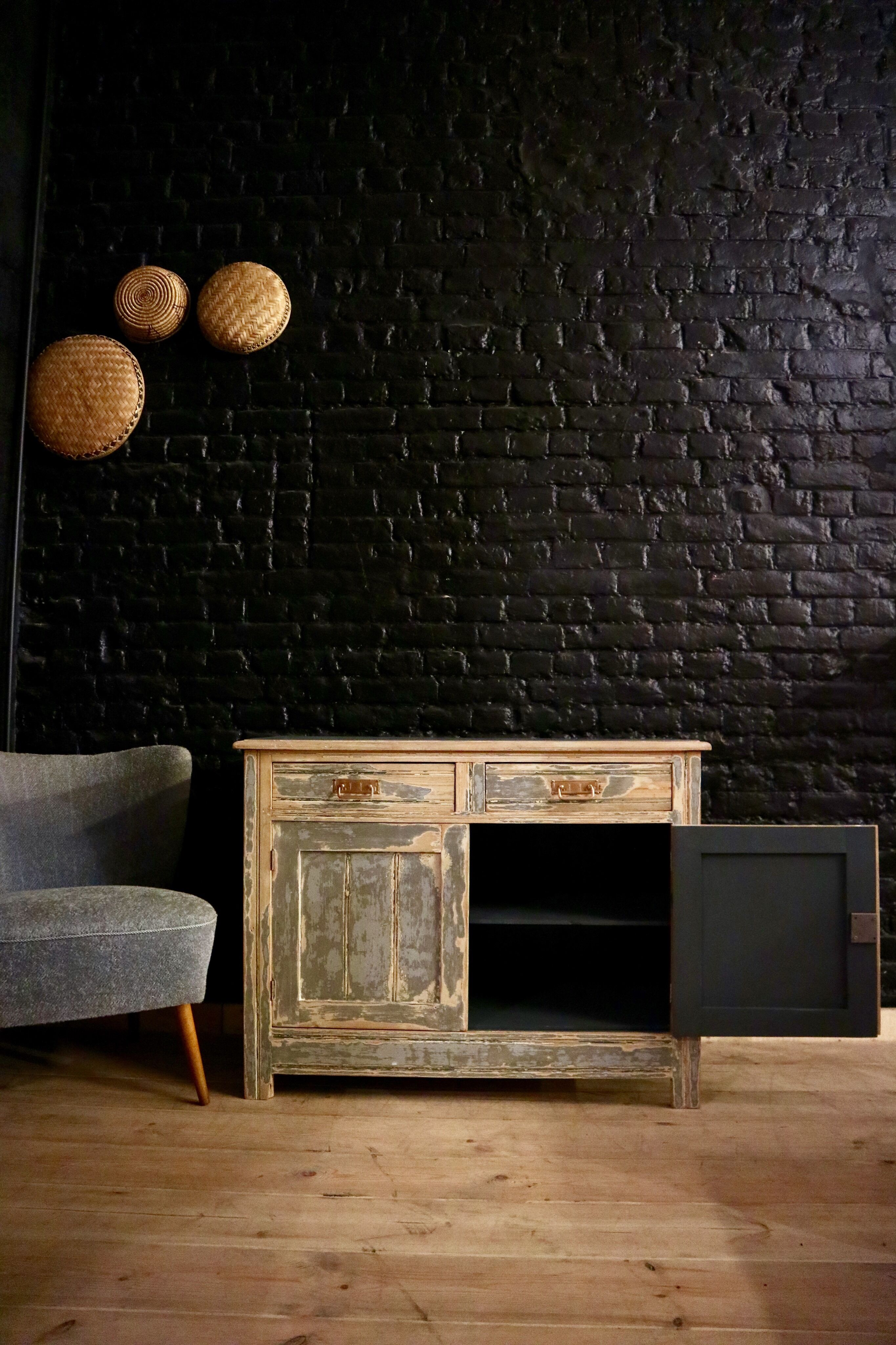 Restored patinated parisian buffet