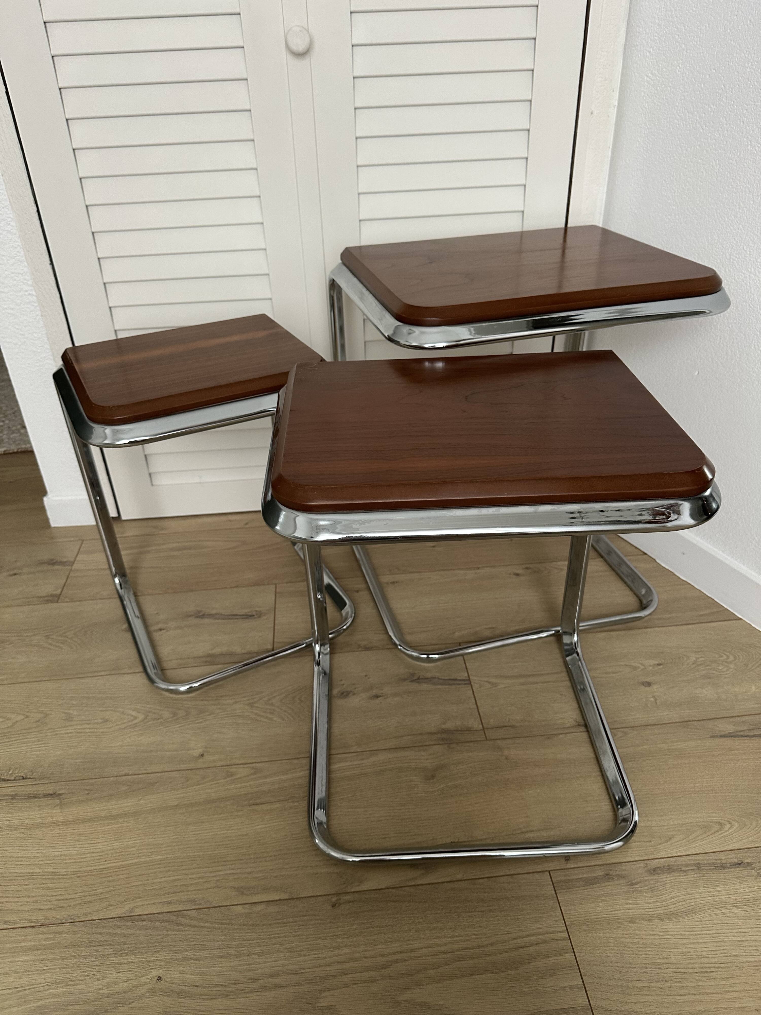 Set of 3 Vintage Nesting Tables