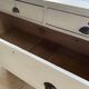 Charming old country sideboard painted in lime white