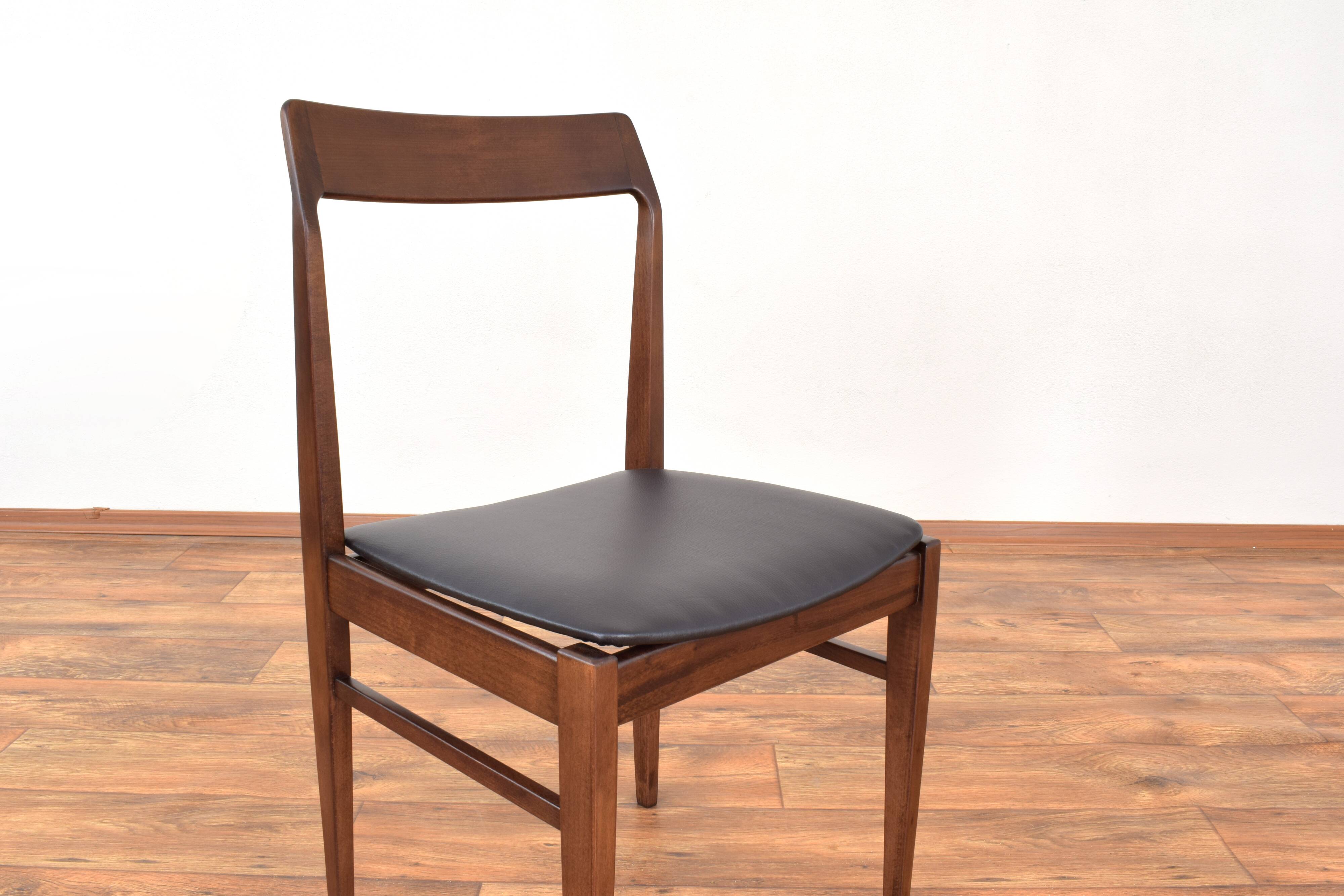 Chaises de Salle à Manger Mid-Century Polonaises par E. Homa, 1960s, Set de 4
