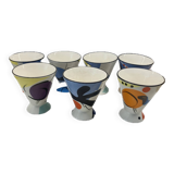 Ice cream cups set