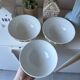 Set of 3 beautiful vintage Digoin bowls.