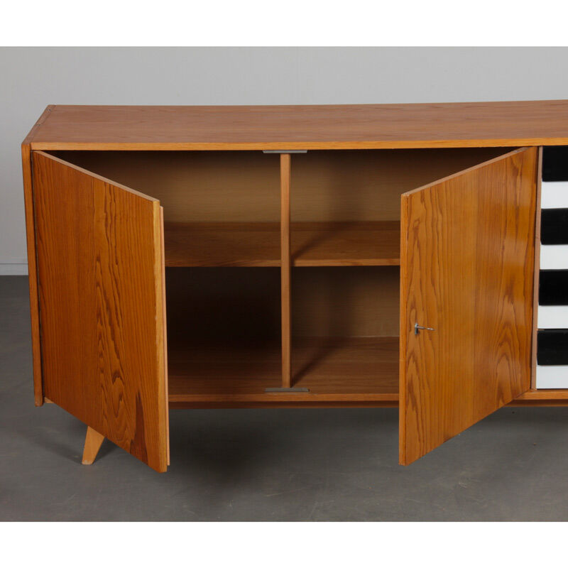 Oak sideboard by Jiri Jiroutek, model U-460, 1960