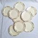 Assiettes plates Charbonnier Salins modèle Fécamp