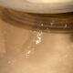 Table lamp in glass and chromed metal Italia Anni '70
